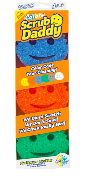 Scrub Daddy cleaning and organizing tool